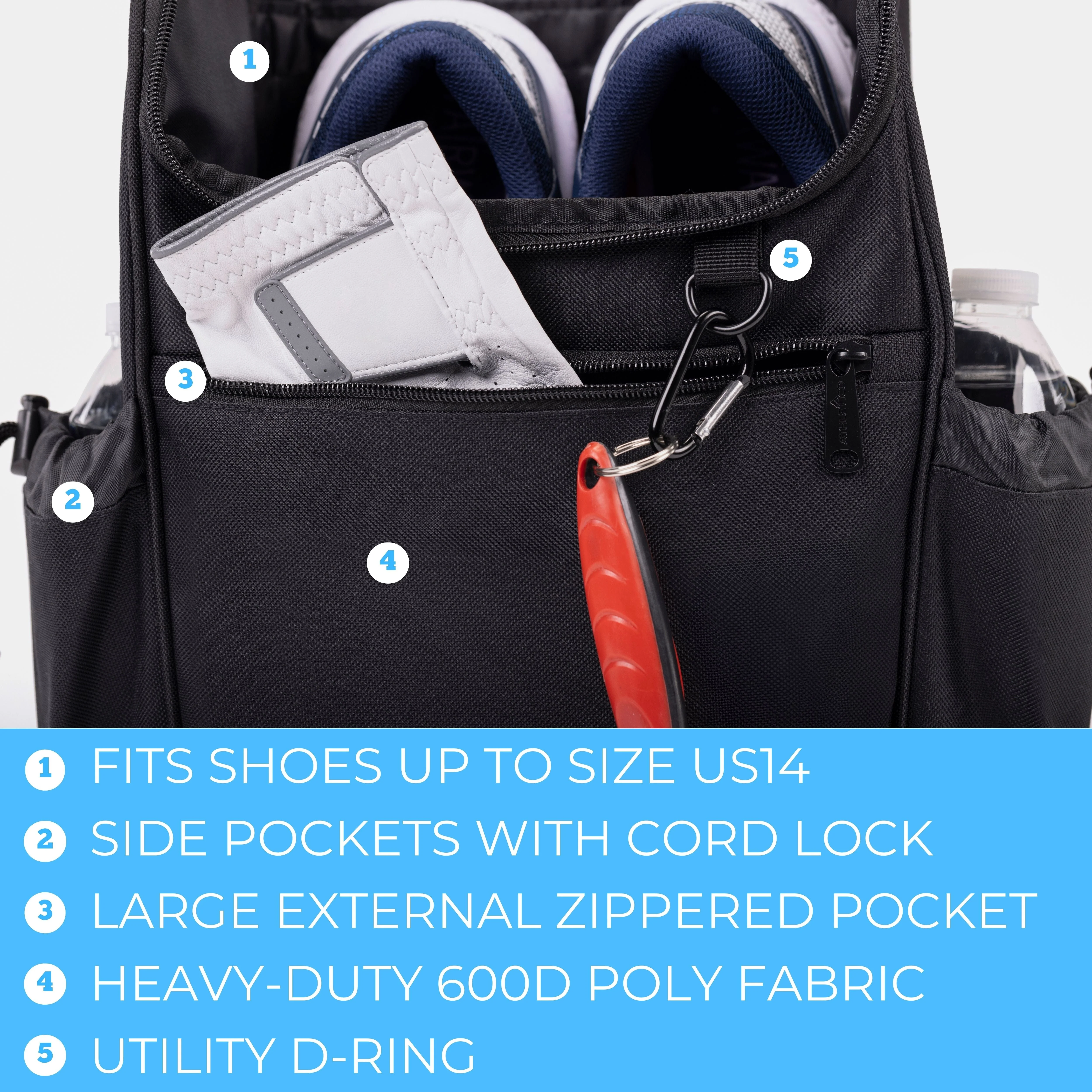 Athletico Elite Golf Shoe Bag - Image 5