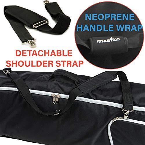 Athletico Rolling Double Ski Bag - Image 4